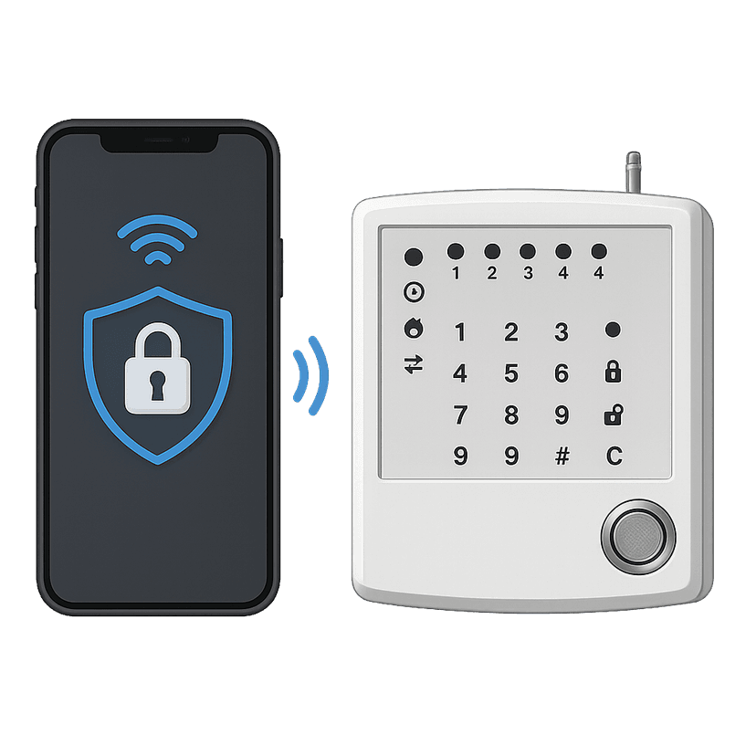 Подключение приложения для охраны